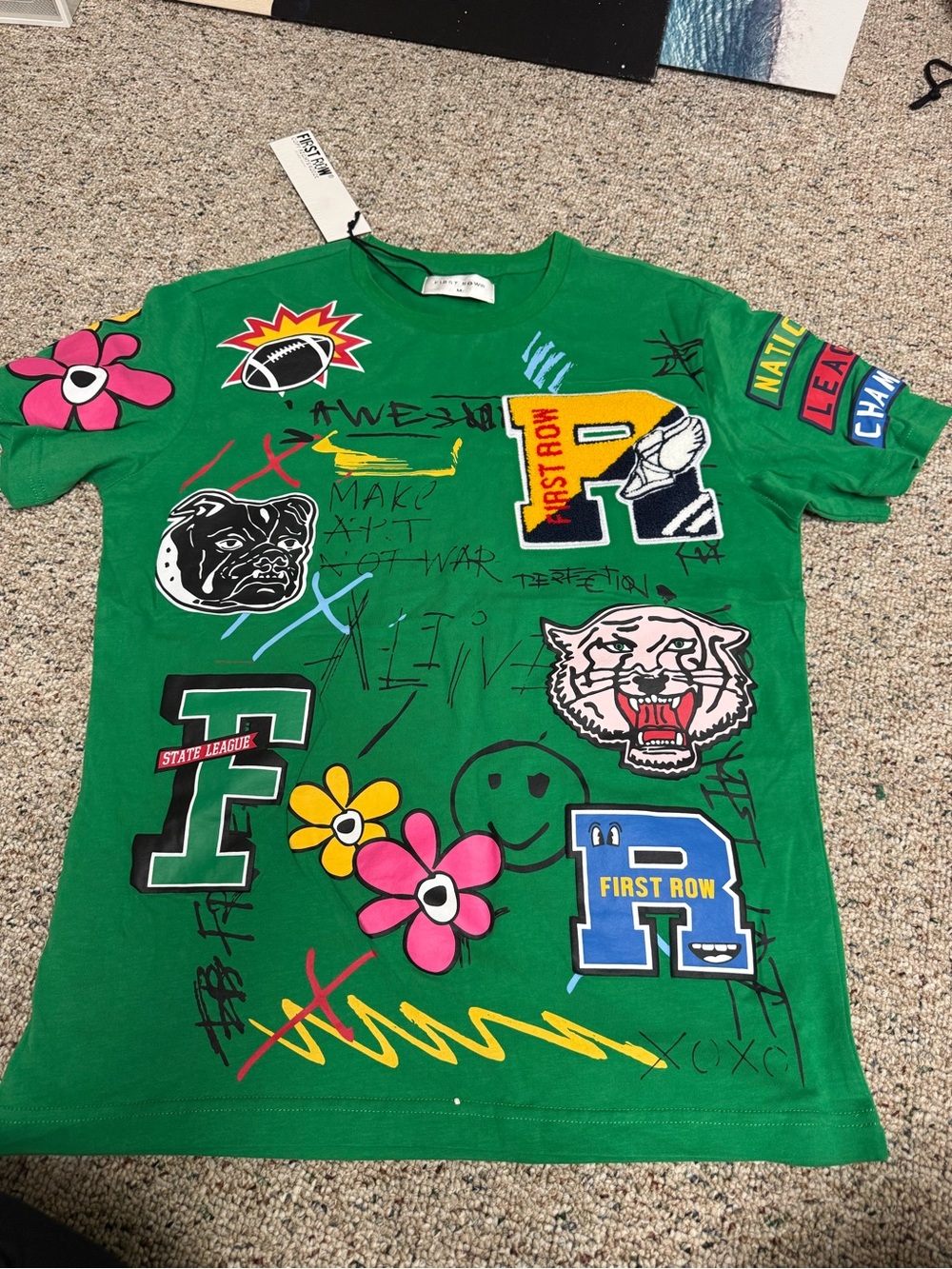 First row men’s Short Sleeve Tee